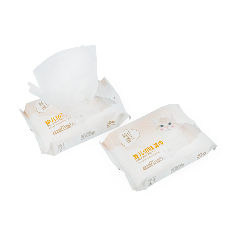 20 våtservietter On-The-Go mini hypoallergenisk rengjøring babyservietter